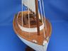 model sailboat is fully assembled