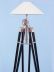Black/Chrome Royal Marine Lamp Stand 70