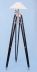 Black/Chrome Royal Marine Lamp Stand 70