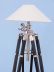 Black/Chrome Royal Marine Lamp Stand 70