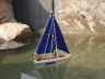model sailboat is fully assembled