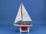model sailboat is fully assembled