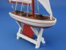 model sailboat is fully assembled