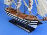 historic ship models is fully assembled