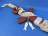 handcrafted beach decor is fully assembled