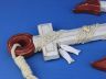 handcrafted beach decor is fully assembled