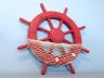 Decorative Wood Shipwheel is fully assembled