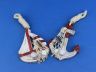 handcrafted beach decor is fully assembled