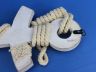 handcrafted beach decor is fully assembled