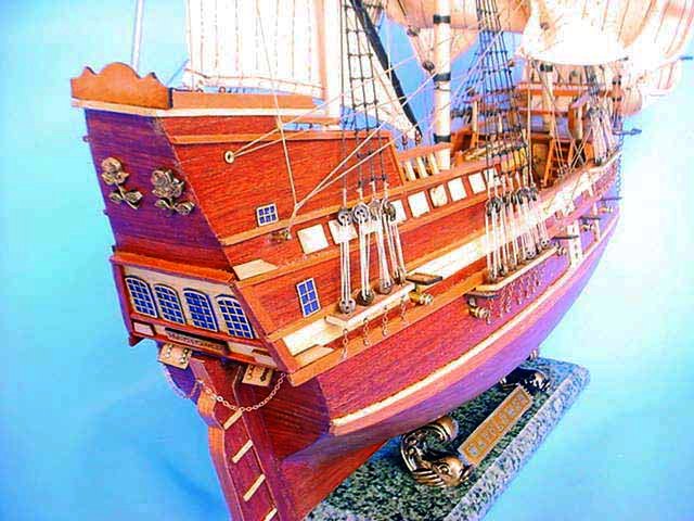 MAYFLOWER model sailing ship wood boat NOT a kit