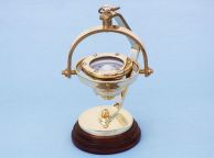 Brass Desk Compasses Brass Desk Compasses