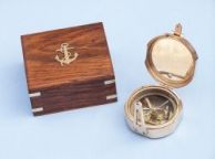 Brass Bruton Compass 4 ship model