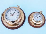 Brass Porthole Clock 10 ship model