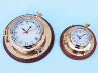 Brass Porthole Clock 7 ship model