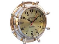 Double Dial Wheel Clock 8" ship model