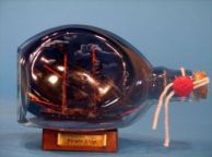 Pirate Ship in a Bottle with Sky 5.5 ship model