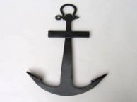 Aluminum Anchor W/Cross Bar 25 ship model