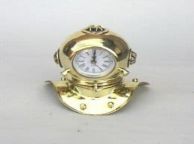 Brass Divers Helmet Clock 9 ship model