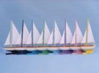 Sunset Sailboat 17 ship model