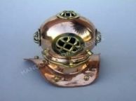 Copper Divers Helmet, Mark Five 18 ship model