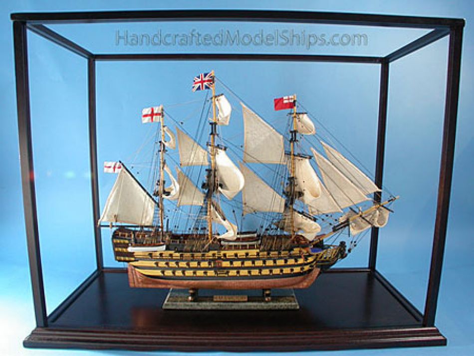 ... 30"H Model Ship Assembled - Display Cases Models Replica - Models