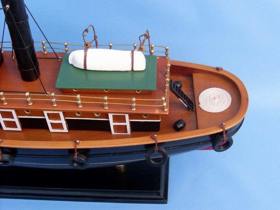 River Rat Tugboat Wood Model Ship Kits Wooden Models Fishing Boats And