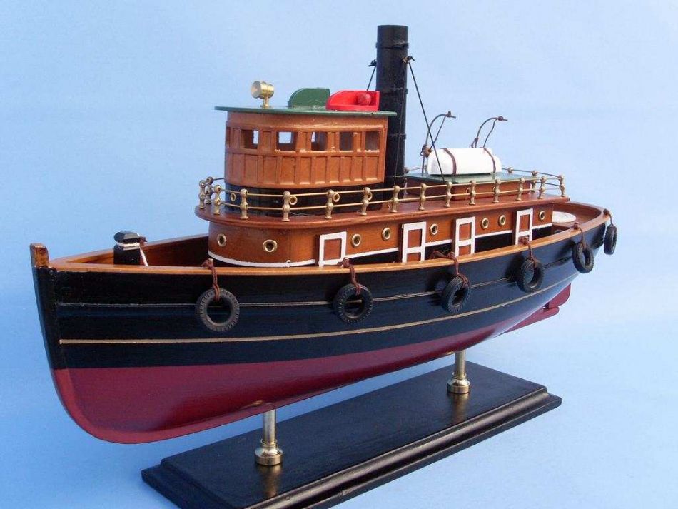 river rat tugboat wood model ship kits wooden models