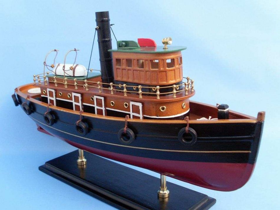 river rat tugboat wood model ship kits wooden models