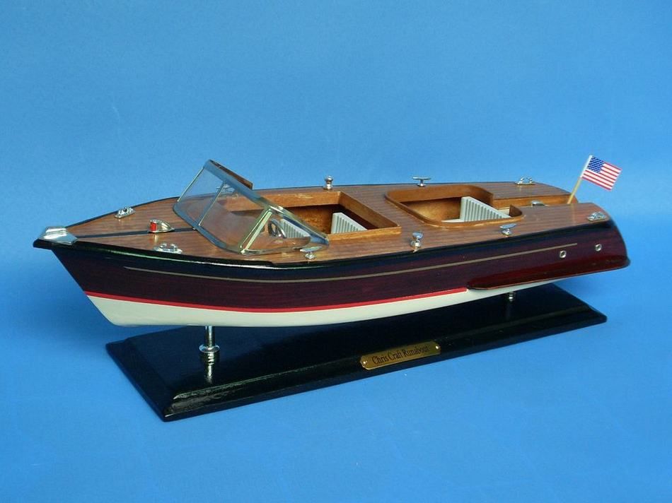 Chris Craft Runabout 20" - Model Speed Boat - Wooden Speed Boat | eBay