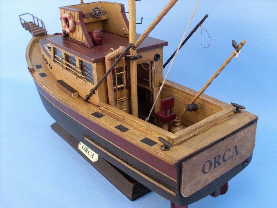 Buy Wooden Jaws - Orca Model Boat 20 Inch - Models Ships
