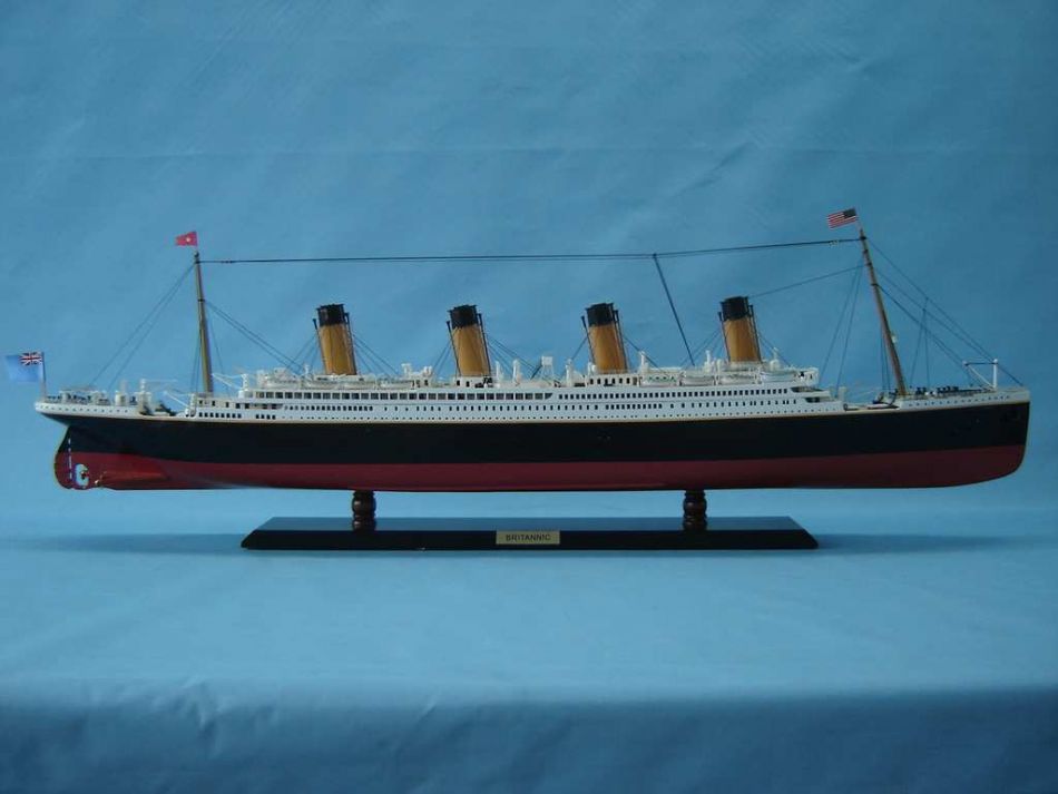 Buy RMS Britannic Limited Model Cruise Ship 40in - Model Ships
 Rms Britannic Model