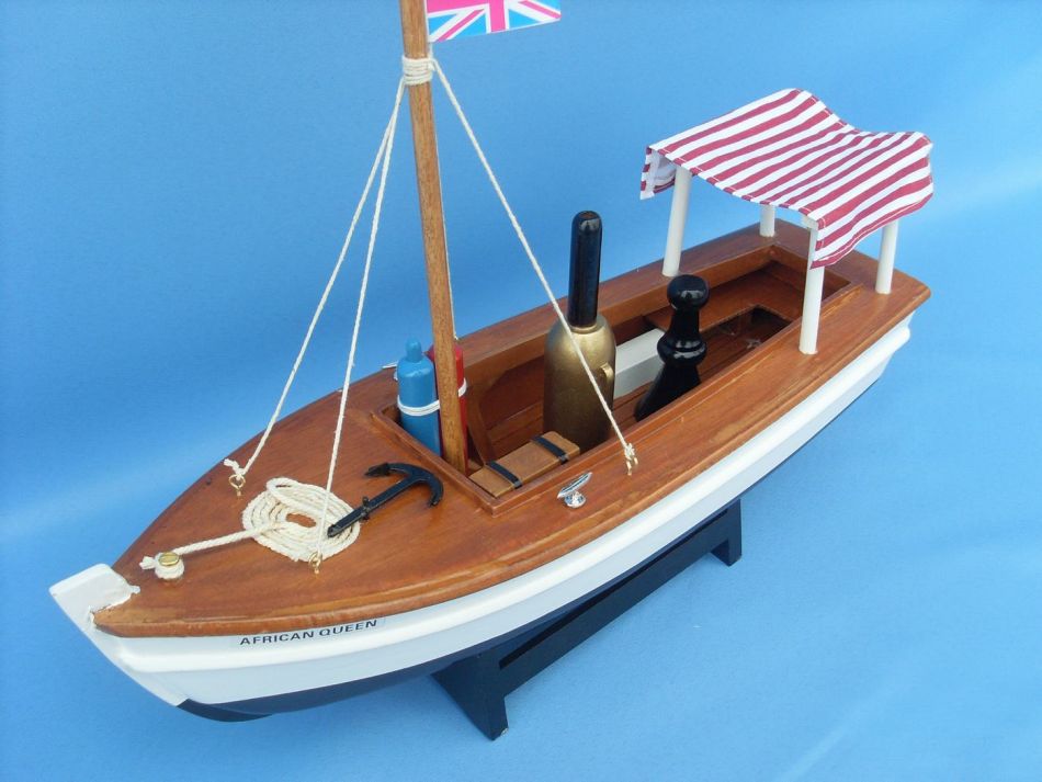 Buy Wooden African Queen Model Boat 14 Inch - Boats Model