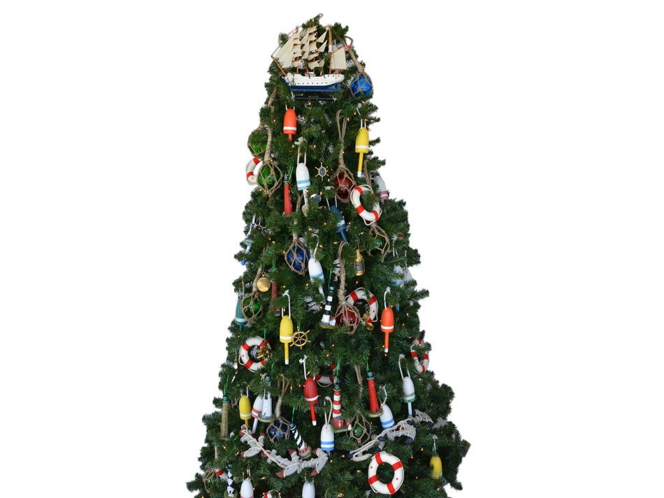 Wooden Christian Radich Model Ship Christmas Tree Topper Decoration