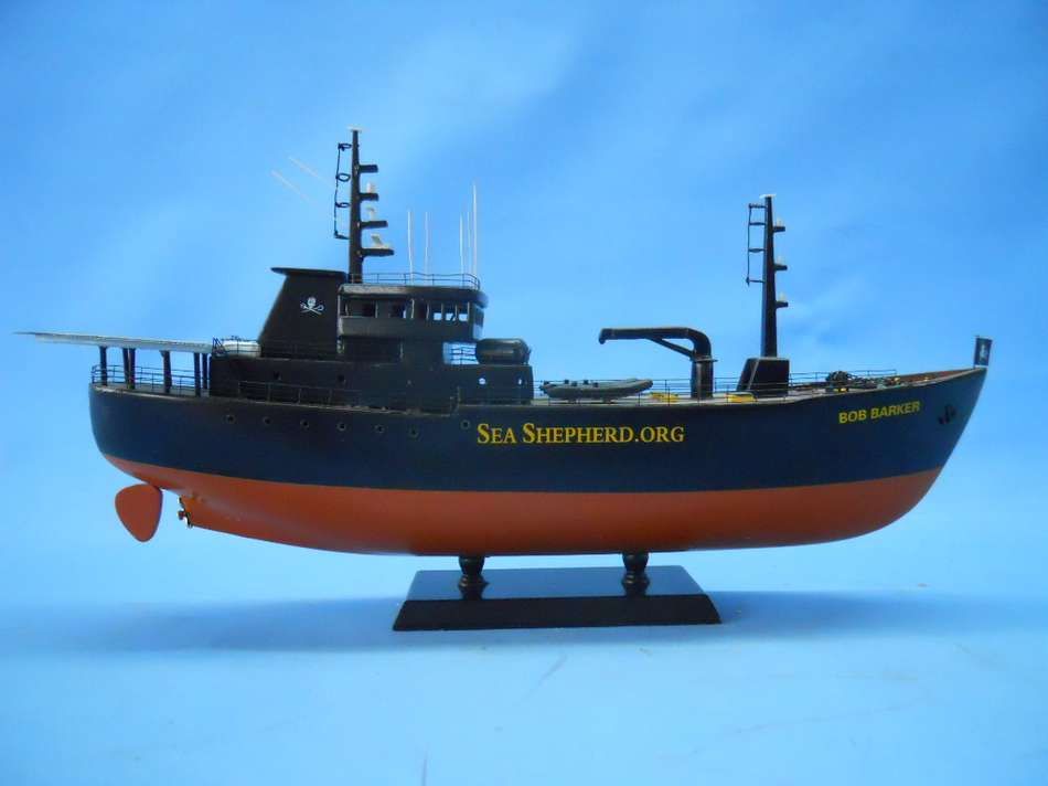 Model of the Bob Barker of Sea Shepherd