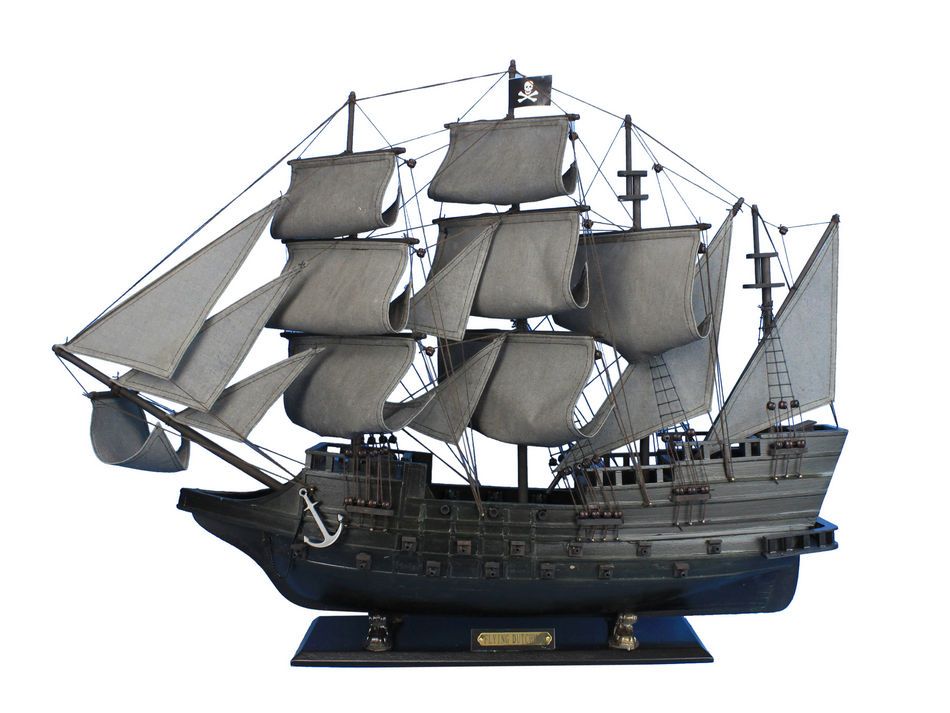 Buy Wooden Flying Dutchman Model Pirate Ship Limited 32 ...