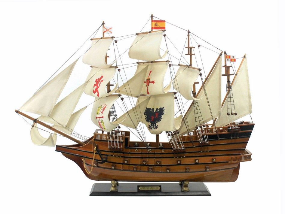 Buy Wooden Spanish Galleon Tall Model Ship Limited 34 Inch - Models