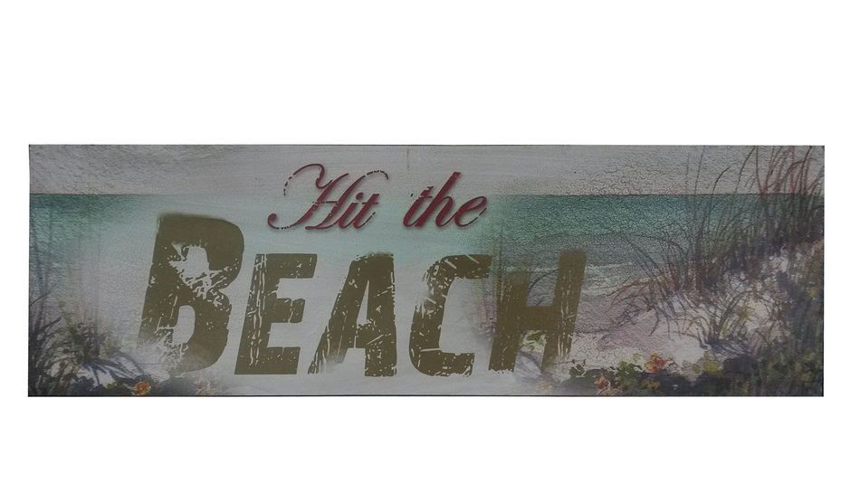 Beach the signs rustic Hit Wooden Sign 24 beach  Rustic