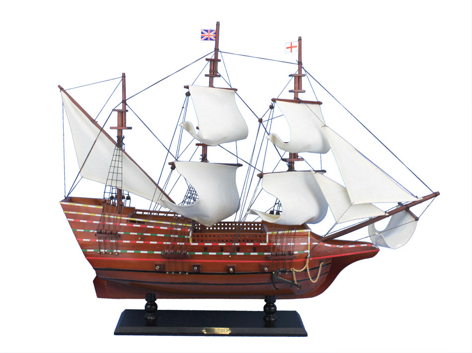 ... Wooden Mayflower Tall Model Ship 30 Inch - Model Boats - Tall Model