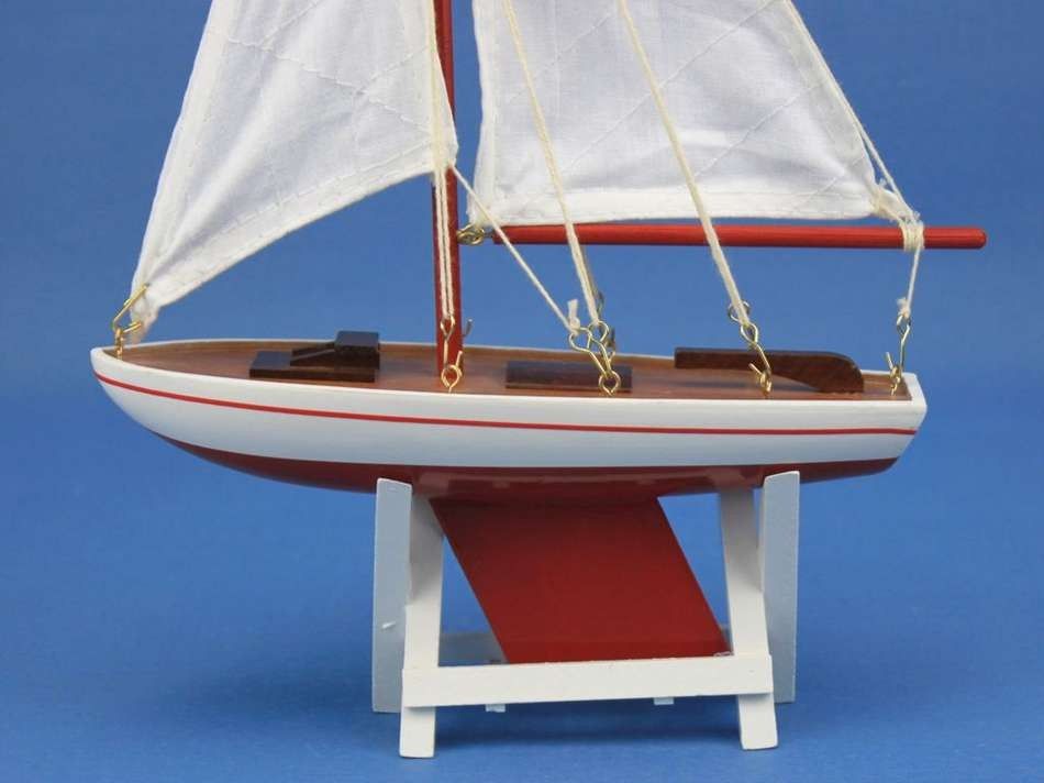 It Floats 12" - Red Floating Sailboat