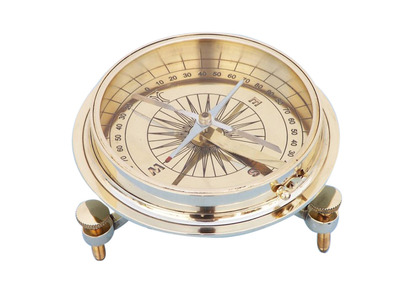 Brass Desktop Compass