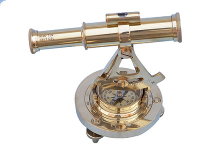 Solid Brass Alidade Compass 7quot; Solid Brass Alidade Compass 7