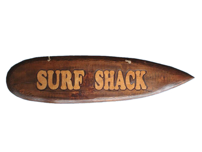 Wooden Surf Board Surf Shack Wall Plaque 39
