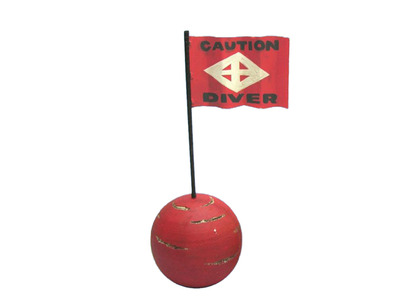 Wooden Caution Diver Signal Buoy 16