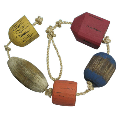 Wooden Buoys on a Rope 37