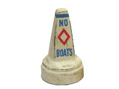 Wooden White Buoy Floater 4quot; Wooden White Buoy Floater 4