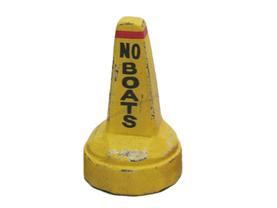 Wooden Yellow Buoy Floater 4