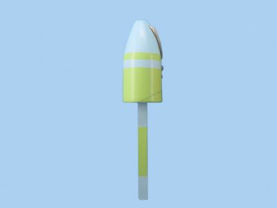 Wooden Blue and Green Nautical Lobster Buoy 16