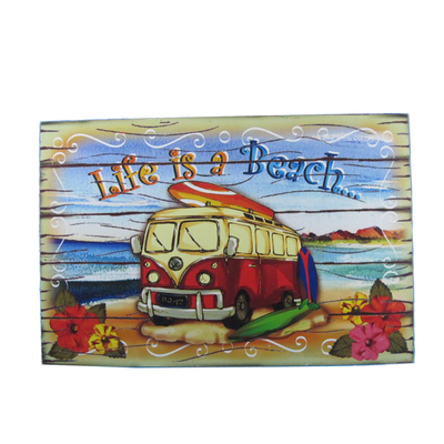Wooden Life is a Beach Wall Plaque 24