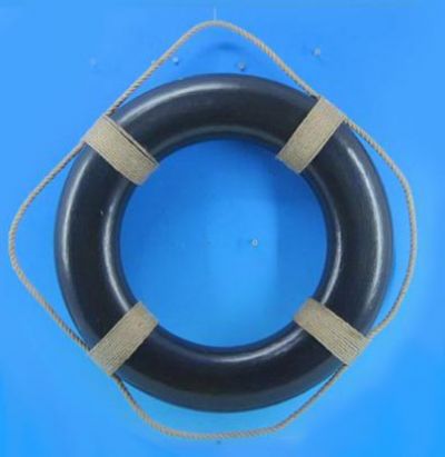 Decorative Blue Life Ring Wall Plaque 20quot; Decorative Blue Life Ring Wall Plaque 20