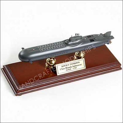 Soviet Typhoon 10 model ship